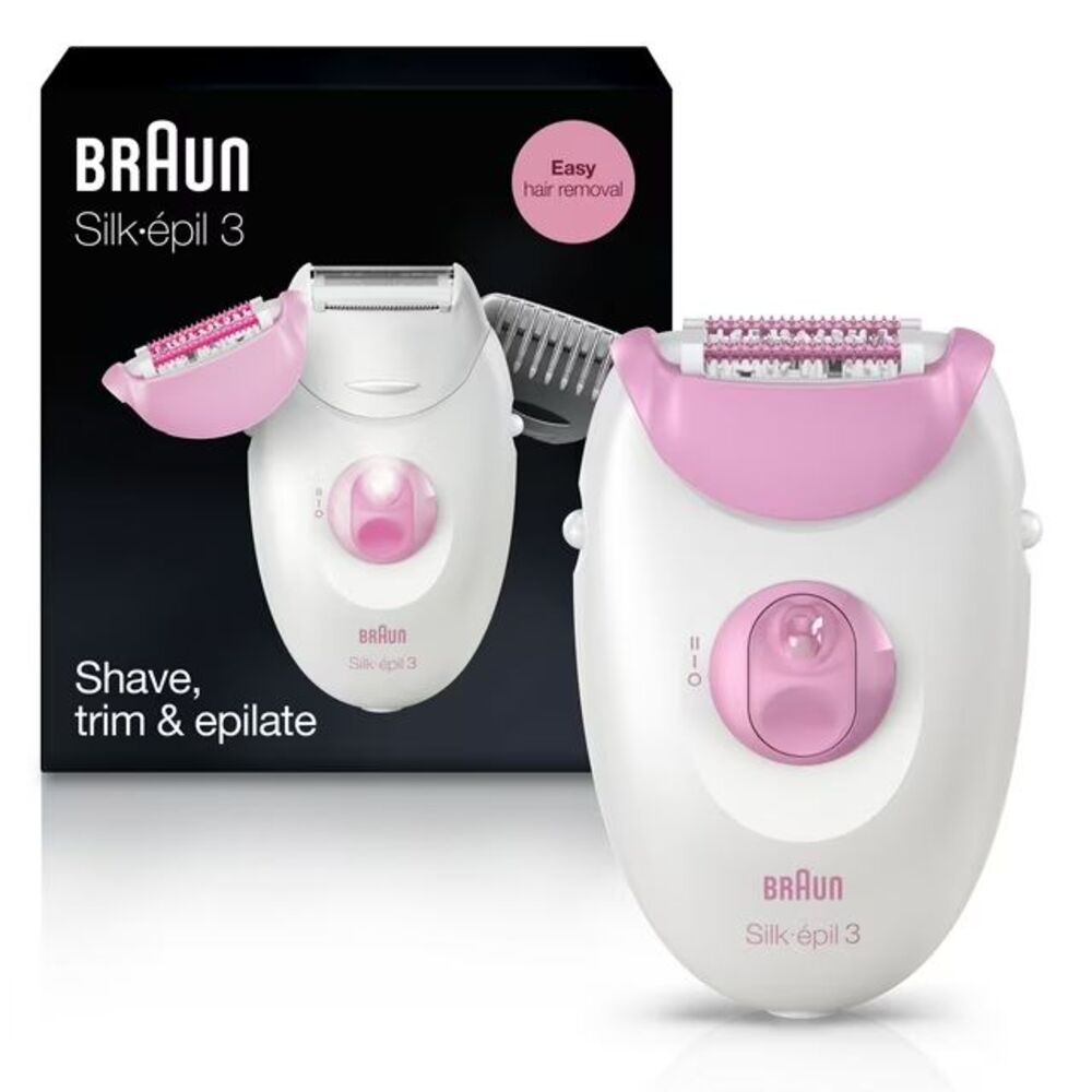 Braun Silk-Epil 3 3-270 Epilator Women Hair Removal Shaver Trimmer Open Box